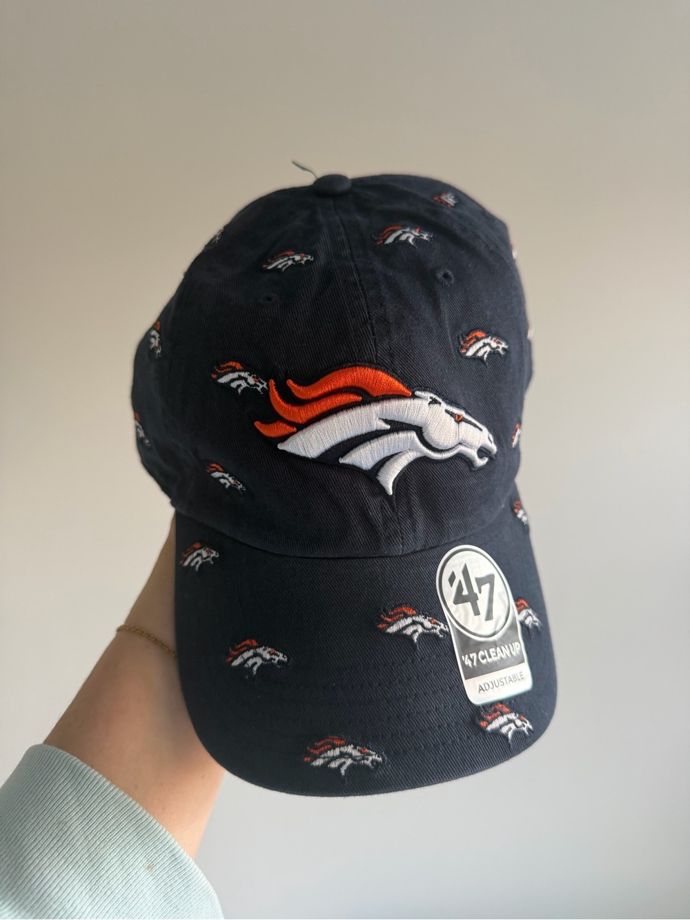 🏈 NEW WITH TAGS | ’47 Brand Denver Broncos Clean Up Baseball Cap
